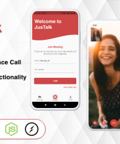 JusTalk IOS - Android Conference app Flutter 2.8.0 with PHP Laravel