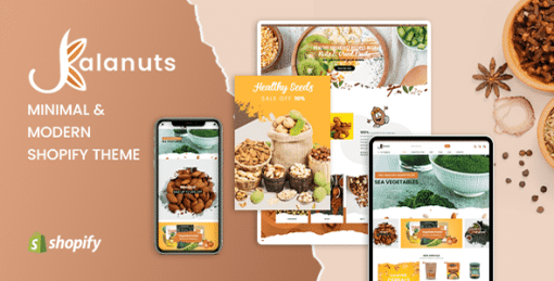 KalaNuts - Mobile Optimized Responsive Shopify Theme for Dry Goods