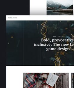 Karis - Personal Blog & Magazine WordPress Theme