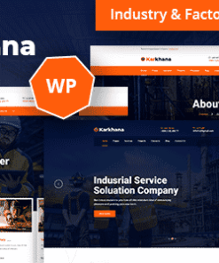 Karkhana - Industry & Factory WordPress Theme