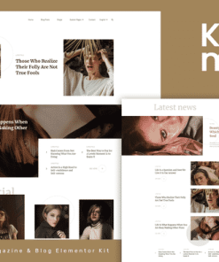 Karma - Blog & Magazine Elementor Template Kit