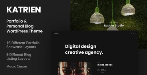 Katrien - Portfolio & Personal Blog WordPress Theme