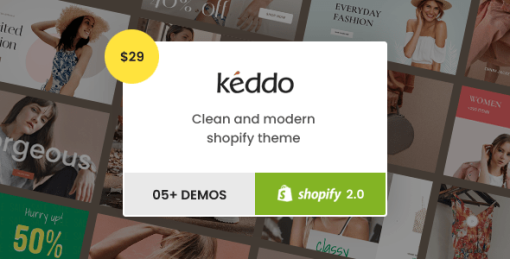 Keddo - Clean & Modern premium Shopify theme