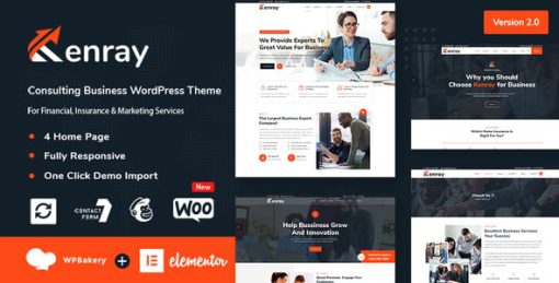 Kenray – Consulting Business WordPress Theme