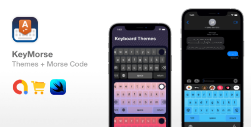 KeyMorse - Custom Keyboard Themes + Secret Encoded Messaging