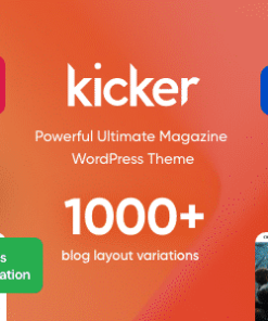 Kicker - Multipurpose Blog Magazine WordPress Theme + Gutenberg