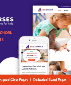 KidCourses - Creative Kindergarten & School Joomla Template