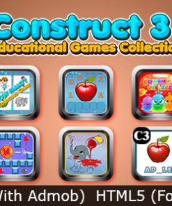 Kids Educational Games Collection 03 (Construct 3 | C3P | HTML5) 10 Games