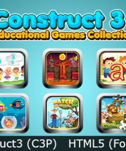 Kids Educational Games Collection 05 (Construct 3 | C3P | HTML5) 10 Games