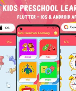 Kids Preschool Learning - Flutter Android & iOS App