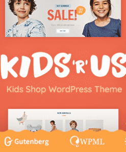 Kids R Us - Toy Store and Children Clothes Shop Theme