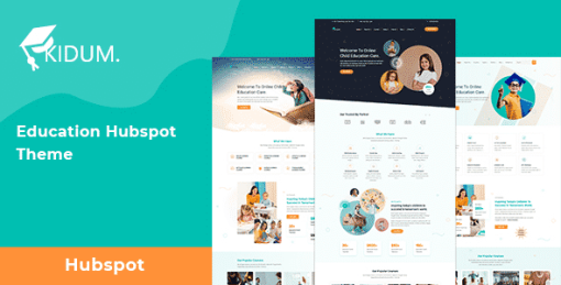 Kidum | LMS & Education Hubspot Theme