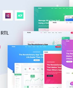 Kiedo - App & SaaS Landing WordPress Theme