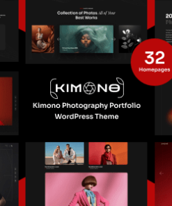 Kimono - Photography Portfolio WordPress Theme