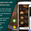 KING BURGER restaurant with Ingredients & delivery boy full IOS application