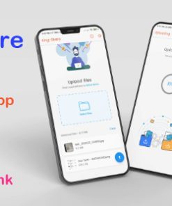 King-Share | Smart online File sharing app Flutter with Admob