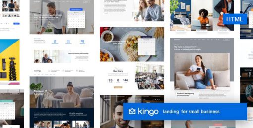 Kingo | Landing HTML for Small Business