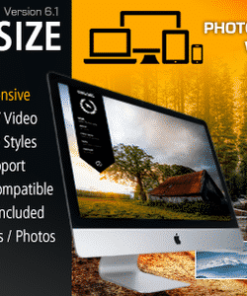 KingSize Fullscreen Photography Theme