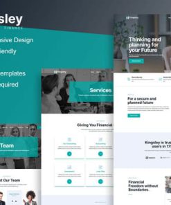 Kingsley - Finance & Investment Elementor Template Kit