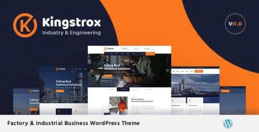 Kingstrox - Factory and Industrial Business WordPress Theme