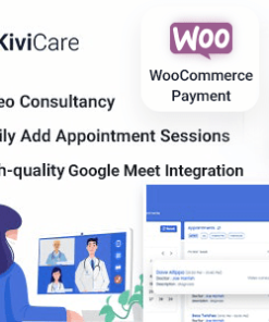 KiviCare - Google Meet Telemed And WooCommerce Payment Gateway (Add-on)