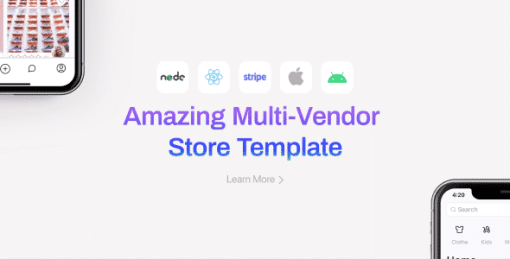 Klaar Shop - Mobile Multi-Vendor Store (Full App: React Native + Backend + Design)