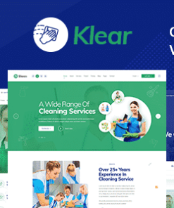 Klear - Cleaning Service Company WordPress Theme + RTL