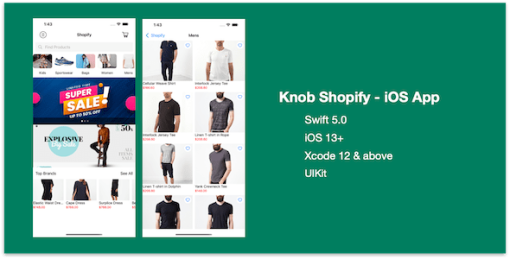 Knob Shopify - iOS App