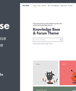 KnowBase - A Helpdesk & bbPress WordPress Theme