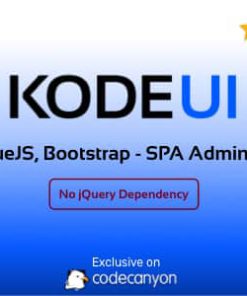 KodeUI - Laravel, VueJS, Bootstrap, SPA Admin Starter Kit