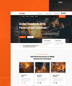 Koira - Industry and Manufacturing WordPress Theme