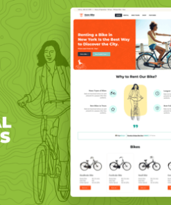 Komo - Bike Rental Shop WordPress Theme