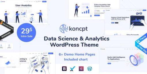 koncpt - Data Science & Analytics WordPress Theme