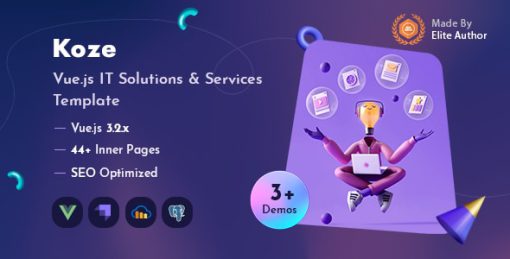 Koze - Vuejs IT Solutions & Services Template