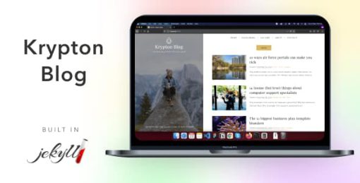 Krypton Blog - Jekyll - Personal Blog Theme