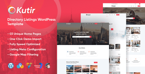 Kutir - Directory Listing WordPress Theme