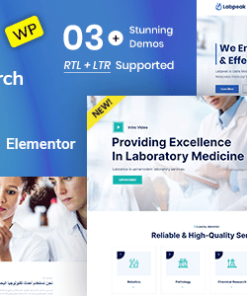 Labpeak | Laboratory & Science Research WordPress Theme + RTL