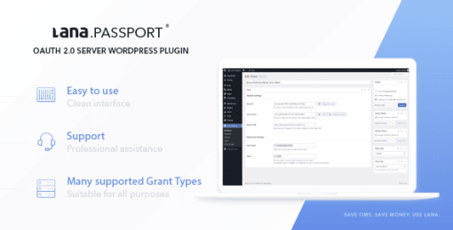 Lana Passport - OAuth 2.0 Server for WordPress