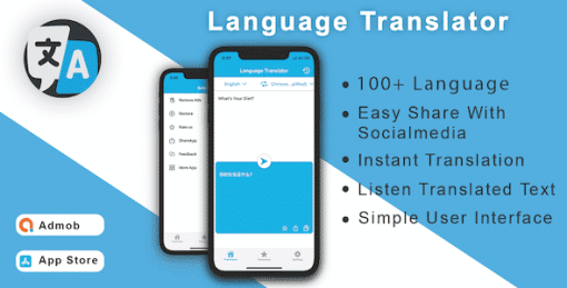 Language Translator & OCR Scanner ( Image to Text ) - iOS App Source Code