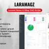 Laramagz - Laravel News & Blog CMS Script