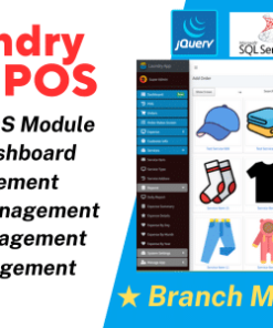 Laundry Box POS and Order Management System | ASP.NET | jQuery