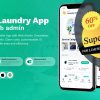 Laundry - Flutter App with Admin panel | laundry booking system | Quick wash | On-Demand Laundry