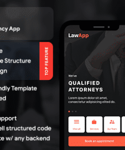 Law Android App + Law iOS App | FLUTTER 2 | LawApp | Lawyers App