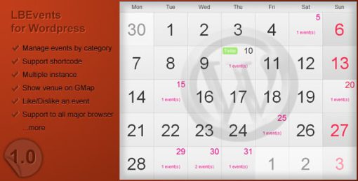 LBEvents for WordPress