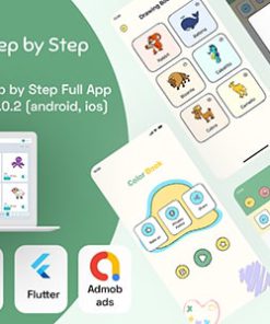 Learn to Draw Step by Step Full App with admin panel | Flutter (Android, iOS App)