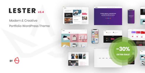 Lester - Creative Portfolio WordPress Theme