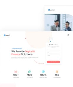 Levert - Financial Business Jekyll Website Theme