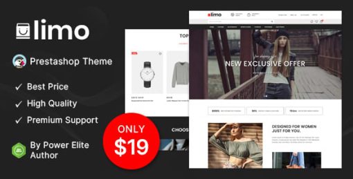 Limo - Fashion and Accessories Prestashop Theme