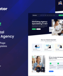 Limunoz - Digital Marketing & SEO Agency Elementor Template Kit