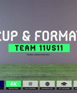 Lineup and Formation Team 11VS11 | MOGRT For Premiere Pro